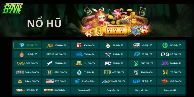 Sảnh slot game đình đám, cực thu hút với mức thưởng khủng
